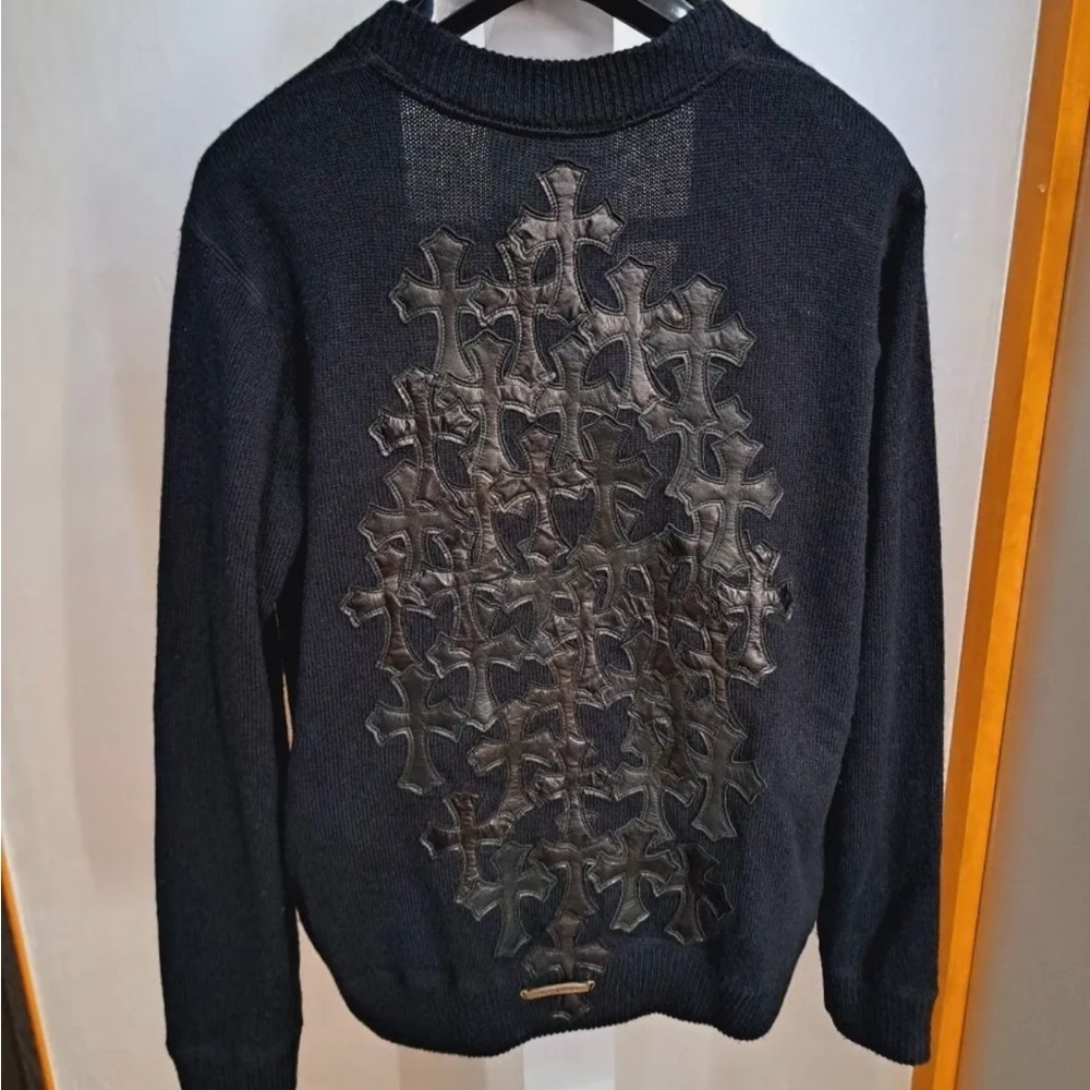 Chrome Hearts Zip Up Sweater